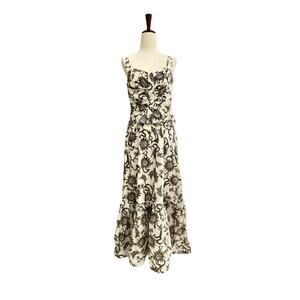 House of Harlow 1960 Revolve NWT Boho Tropical White Floral Skirt Crop Top Set S